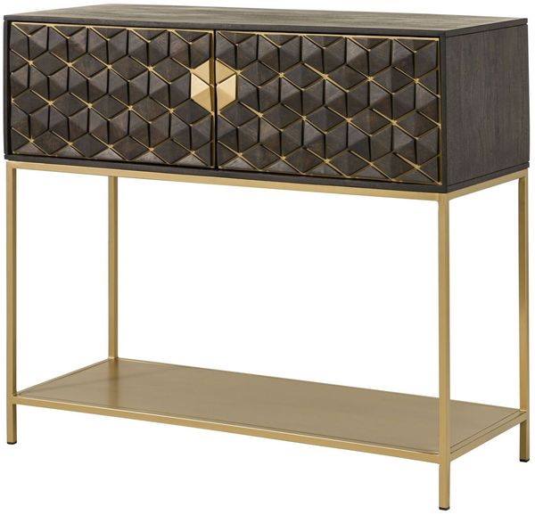Bar Mango 122x50x110 grau geölt DIAMOND #113