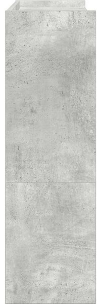 vidaXL Schuhregal Betongrau 80x25x81 cm Holzwerkstoff 859908 Bild 5