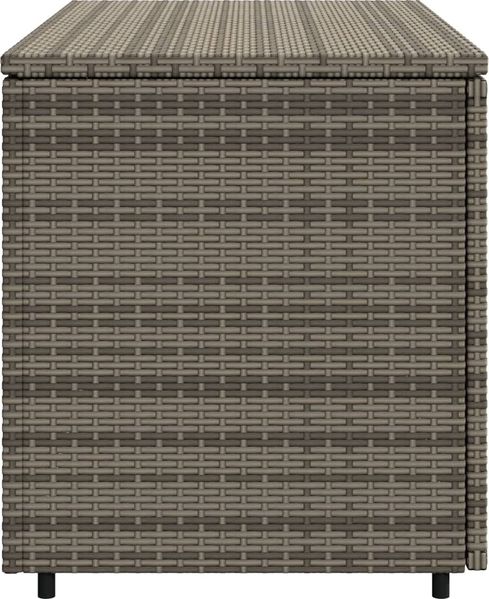 vidaXL Gartenschrank Grau 110x55x60,5 cm Poly Rattan 365569 Bild 7