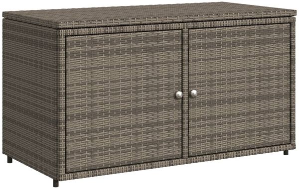 vidaXL Gartenschrank Grau 110x55x60,5 cm Poly Rattan 365569 Bild 2