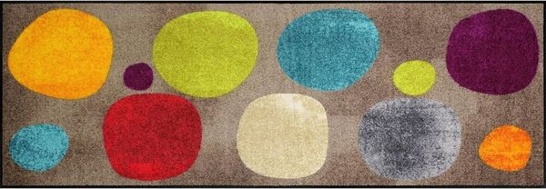 Salonloewe Läufer Teppichläufer 60x180 Broken Dots Colourful, Läufer groß, Höhe: 600 mm