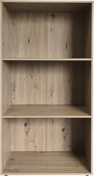 HTI-Living Mehrzweckregal Standregal Nina mit 3 Fächern Artisaneiche, Stück 1-tlg, Mehrzweckregal