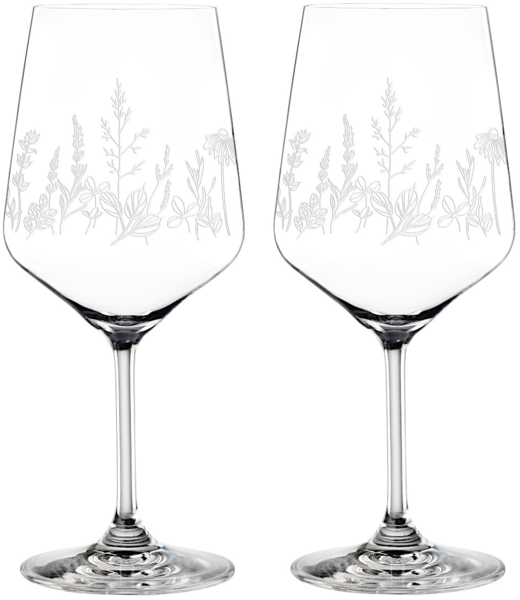 NACHTMANN 105722 TATTOO BOTANICAL WHITE Spritz/Wein Glas 2er Set