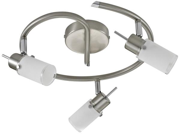 MAX LED Leuchten Direkt Deckenleuchte, stahl 3xGU10 4W 3000K Innenleuchte, IP20 11460