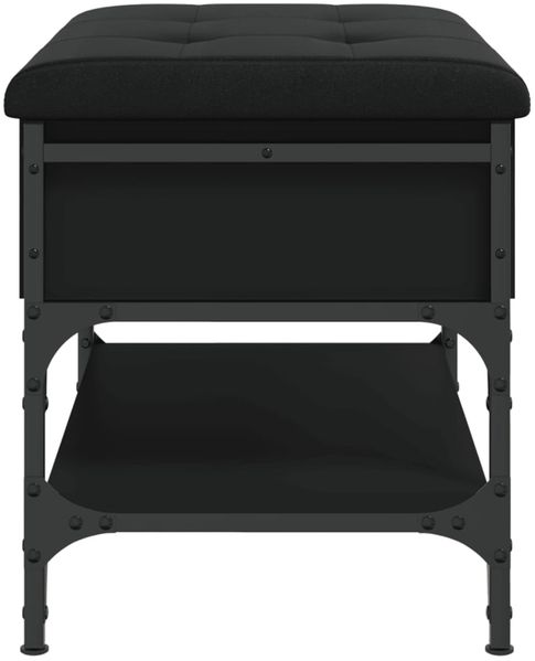 vidaXL Schuhbank Schwarz 62x42x45 cm Holzwerkstoff 835187 Bild 7