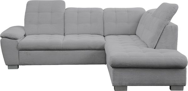 WERK2 Ecksofa Bonny inkl. Kopfteilverstellung, Bettfunktion, Stauraum, Breite 265cm, Komfortwunder mit Schlaffunktion, verstellbarem Kopfteil & Stauraum.