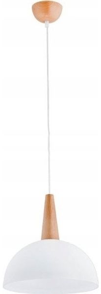 Alfa Anja 9626 Hängeleuchte weiß/holz 1x60W E27