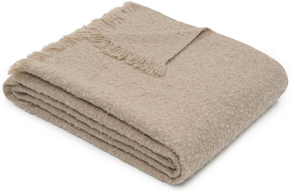Wohndecke s.Oliver Boucle Decke, s.Oliver, mit stilvollen Fransen