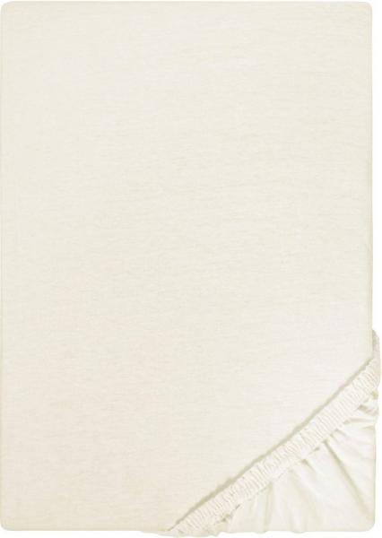 Castell Jersey-Stretch-Spannbetttuch 0077113, natur, 1x 90x190 cm - 100x200 cm
