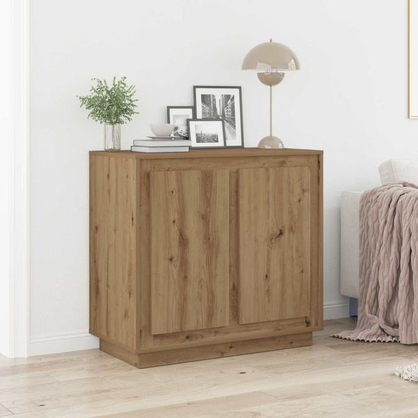 vidaXL Sideboard Artisan-Eiche 80 x 40 x 75 cm Holzwerkstoff 862132