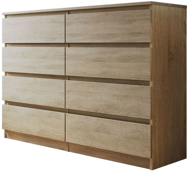Mirjan24 Kommode Malwa M8, Sonoma Eiche