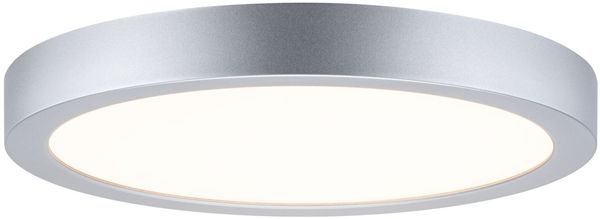 LED Panel Abia 2 White Select Dämmerungsgesteuerter Bewegungsmelder (HF) rund 300mm 14W 1000lm 2700 - 4000K Chrom matt