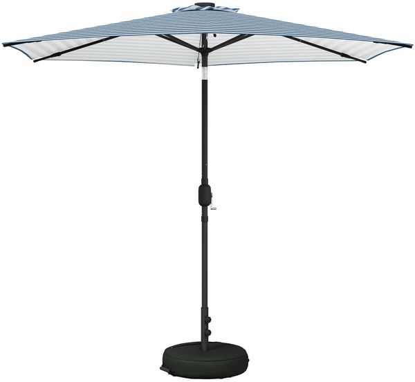 vidaXL Garten Sonnenschirm mit LED-Lichtern 270x270 cm Polyester 42036266
