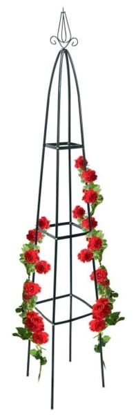 Garten Rankturm Metall ca. 190 cm spitz