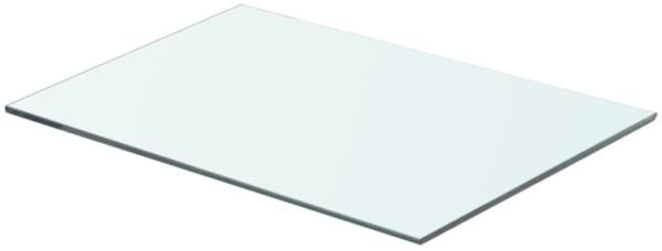 vidaXL Regalboden Glas Transparent 50 cm x 30 cm 243821