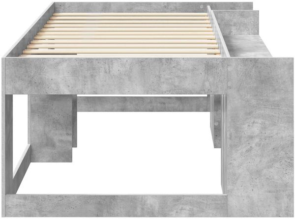 vidaXL Kinderbettgestell mit Stauraum Betongrau 90 x 200 cm 3422606 Bild 4
