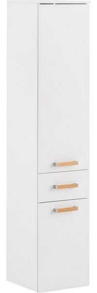 SCHILDMEYER Hochschrank Badschrank Highboard kreideweiß Duo 32,7x160,1 cm