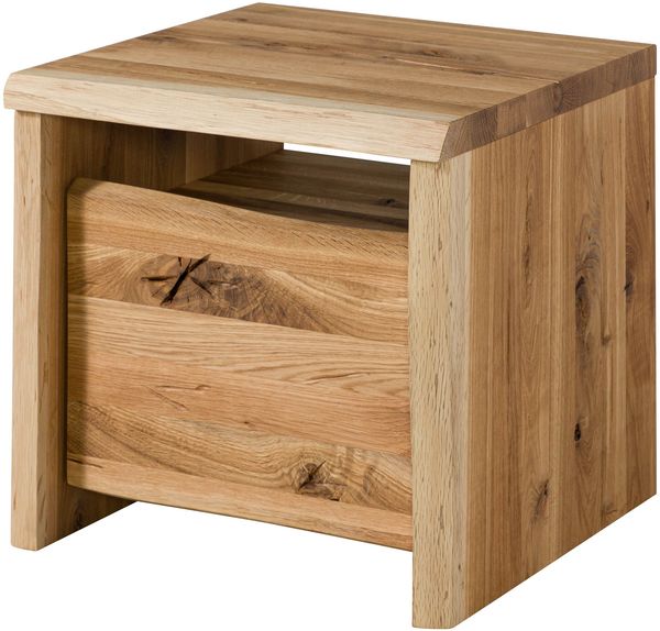 Nachttisch Wildeiche 45x45x45 natur geölt PURE OAK #117