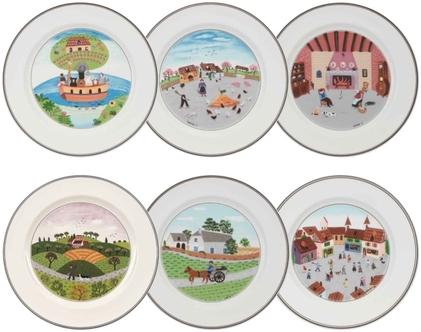Villeroy & Boch Design Naif Speiseteller ø 27 cm Kollektion 6er Set