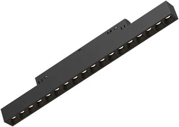 Braytron 48V Magnet Schienenleuchte Linear 18W 3CCT CRI90 24 Grad Spot flach Schwarz