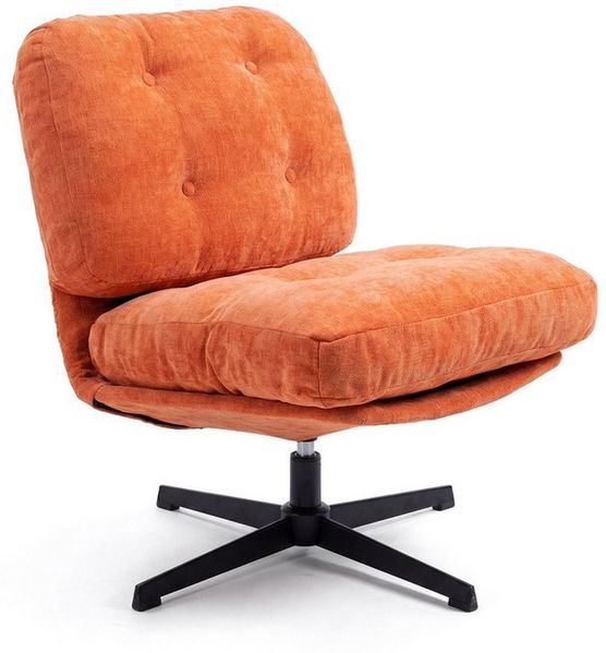 FiveWillowise Relaxsessel 360° drehbarer Wohnzimmerstuhl, Chenille Polstersessel (1-St), Chenille Drehsessel für Wohnzimmer, Schlafzimmer und Balkon