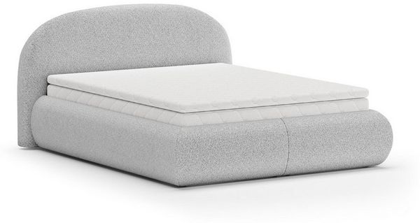 Beautysofa Polsterbett mit Bettkasten und Rahmen MOTTI, 140, 160 oder 180cm, mit oder ohne Matratze