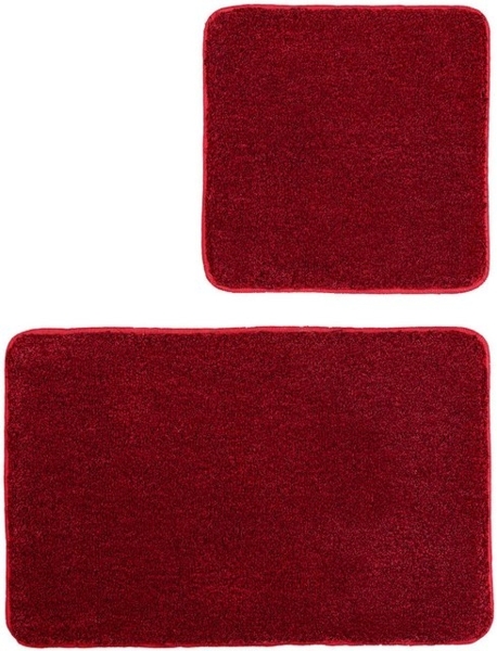 Kleine Wolke Badematte RELAX, Höhe 30 mm, rutschhemmend beschichtet, fußbodenheizungsgeeignet, Polyacryl, quadratisch, 2er-Set 50x50 cm / 55x85 cm, Badteppich, Uni Farben, rechteckig, rund & als Set erhältlich Bild 4