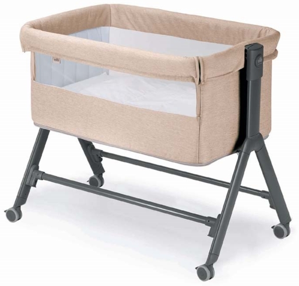 Baby Beistellbett Sempreconte Joy | Mehr Farben verfügbar | Reisebett und Laufstall | Bis 15 kg