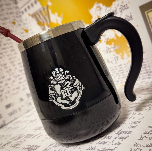 Harry Potter Tasse Selbstrührende Tasse mit Zauberstab (350 ml)