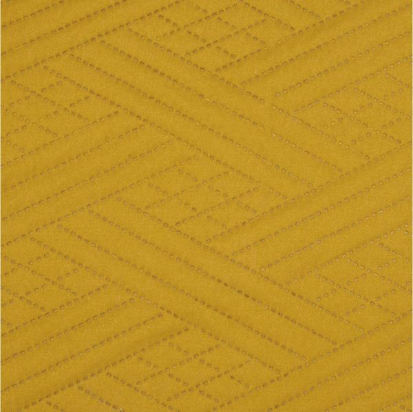 Design91 Tagesdecke BONI/4, Gesteppte Decke Rosa Gelb Silber Creme 200x220 170x210