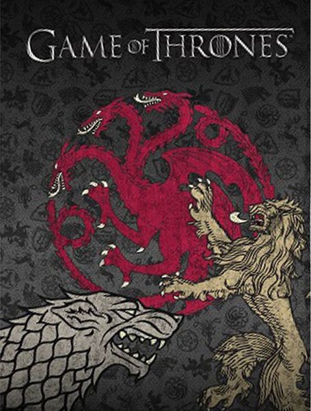 Wohndecke Game of Thrones Decke Winter is Coming 150x200 cm Kuscheldecke, BERONAGE, passend zur Bettwäsche, ideal für Sofa, Couch, Bett, Auto, Camping