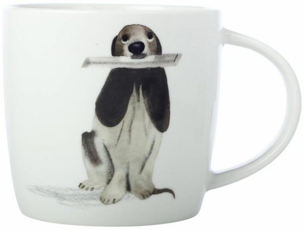 Maxwell & Williams DX1064 Becher 400 ml BEST FURRY FRIENDS The Mail Gift, Porzellan, in Geschenkbox