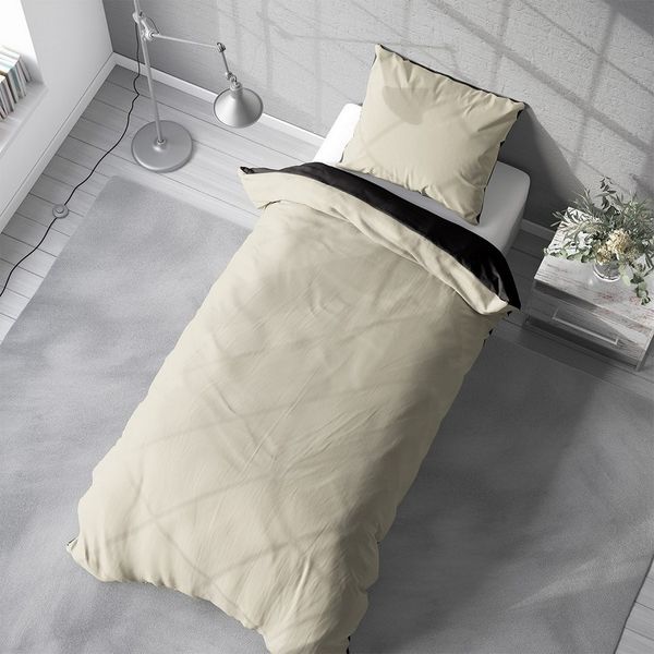 Visaggio Bettwäsche Baumwolle Feinbiber Winter Bettbezug 135x200, 155x220, Feinbiber, 2 teilig, Feinbiber Winterbettwäsche mit Wendeseite, Unifarben