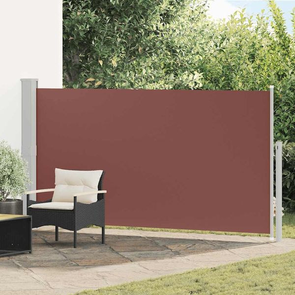 Ausziehbare Seitenmarkise, Sichtschutz 160x300 cm Braun