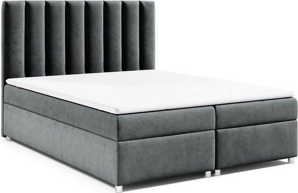Best for Home Boxspringbett mit Bettkasten Trinity K-10 Bonellfederkern inkl. 7 cm Topper (140x200 160x200 180x200 200x200 cm), mit o. ohne Kopfteil, Flexible Liefermöglichkeiten, Handwerksqualität Bild 4