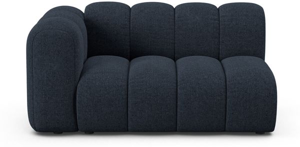 Micadoni Modulares Sofa Lupine 2-Sitzer Links Chenille Eden Marineblau
