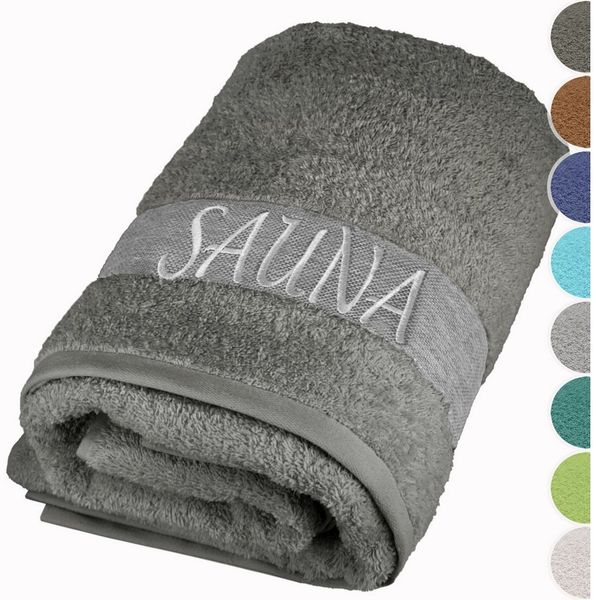Lashuma Saunatuch XXL Handtuch Lima, (1-St), Premium Frottee Badetuch - Saunahandtuch 100x200 für Damen & Herren