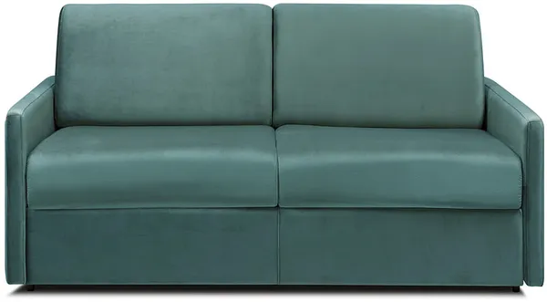 Vente-unique - CALIFE Sofa SamtStoff Grün - B 223 cm94 cm x H 85 cm x L 150 cm