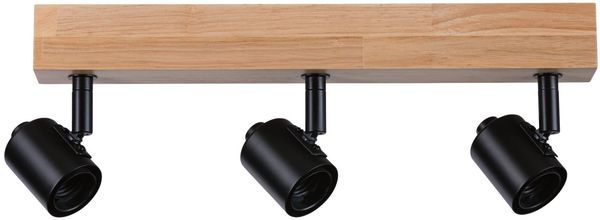 Paulmann 66772 Spotlight Arvid 3-flammig E27 230V max. 20W Schwarz Holz