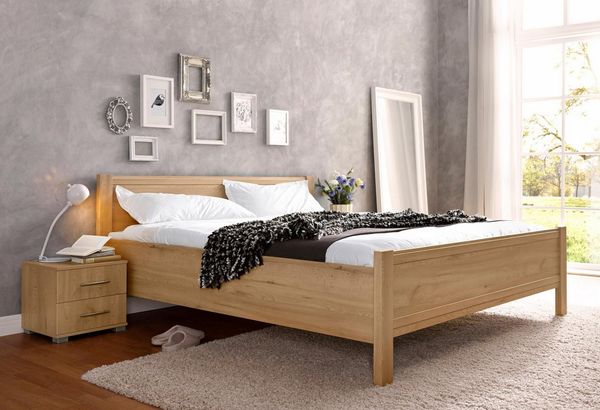 priess Bett Husum Schlafzimmer Jugendzimmer Rahmenbett, mit Komforthöhe verschiedene Ausführungen hochwertige Premium Qualität