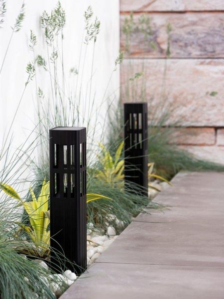 Luxform Gartenleuchte Luxform Solar Florida, LED fest integriert, Warmweiß, LED-Gartenleuchte, Solarenergie, warmweiß, aus Aluminium, IP44