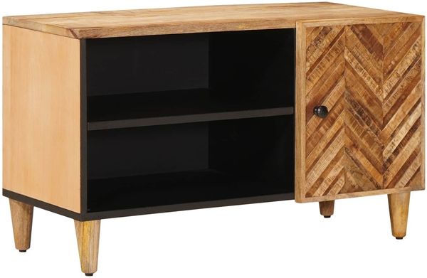 vidaXL Stauraumschränke Braun 80 x 31,5 x 46 cm Massivholz Mango 4018931