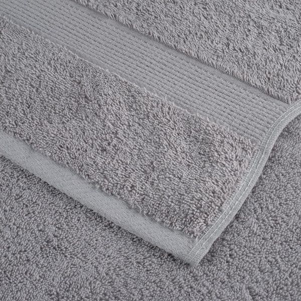 vidaXL Premium-Waschtücher SOLUND 4 Stk. Grau 30x30 cm 600 g/m² 137300 Bild 5