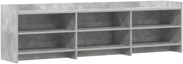vidaXL TV-Schränk 168 x 33 x 47 cm Betongrau Holzwerkstoff 8011238