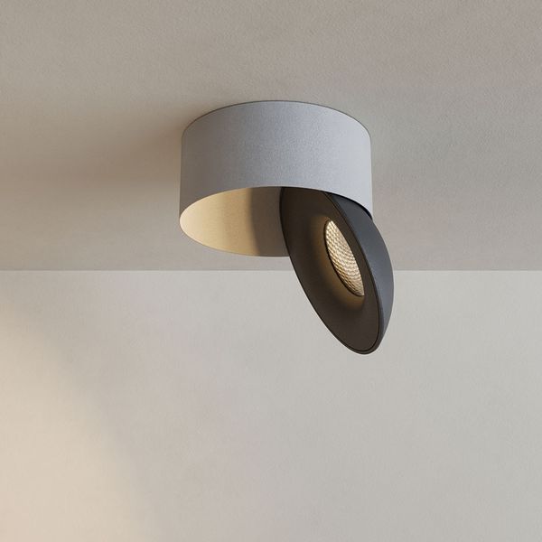 s.luce Santa Neo LED-Deckenstrahler schwenkbar & dimmbar Weiß, Schwarz