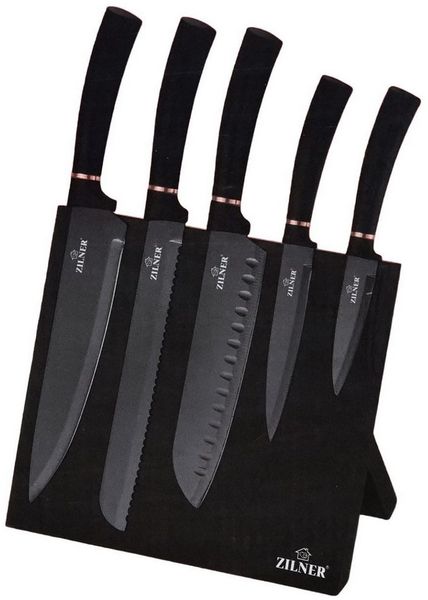Zilner Messer-Set Wunderschönes klassisches Messerset, Magnetblock (Dieses hochwertige Messerset vereint Funktionalität, elegantes Design und präzise Schneidleistung – die perfekte Wahl für jede moderne Küche. Gleichzeitig ist es auch eine hervorragend...