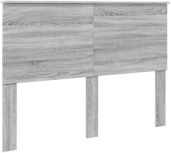 vidaXL Bettrahmen Graues Sonoma 140 x 200 cm Massives Kiefernholz 3411006 Bild 6
