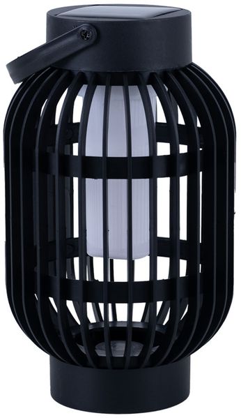 LED Solar Tischlampe, 2in1 Flammeneffekt, Erdspieß, H 72,5cm