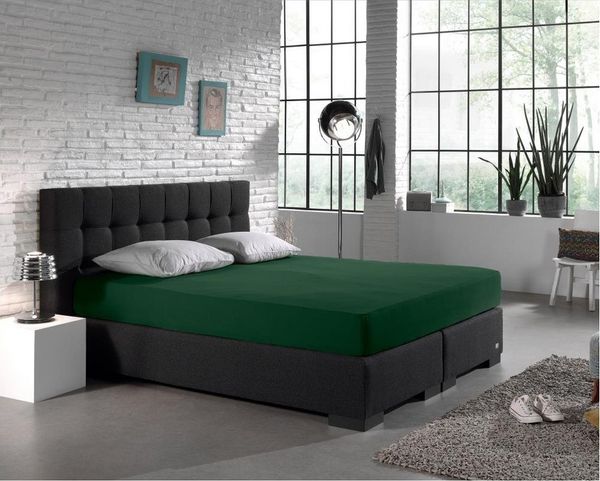 Sitheim-Europe Spannbettlaken JERSEY SPANNBETTLAKEN aus 100% Baumwolle, Viele Größen und Farben, Baumwolle, Gummizug: Rundum, (1 Stück), hält die Wärme im Winter Schön kühl und atmungsaktiv im Sommer