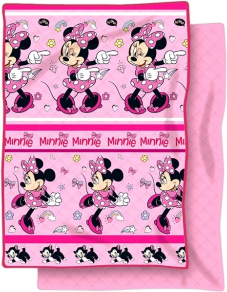 Minnie Mouse Bettdecke 250x150 cm Perfekte Tagesdecke für das Kinderzimmer